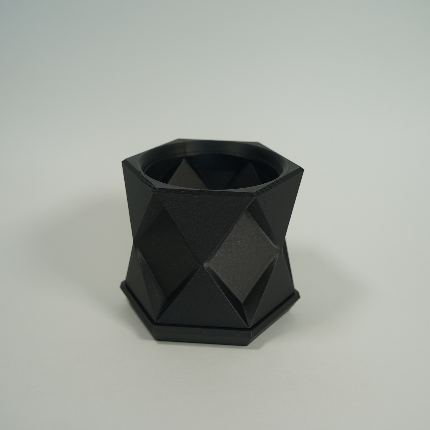 Geometric Planter with Magnetic Drip Tray - Triangular Prism