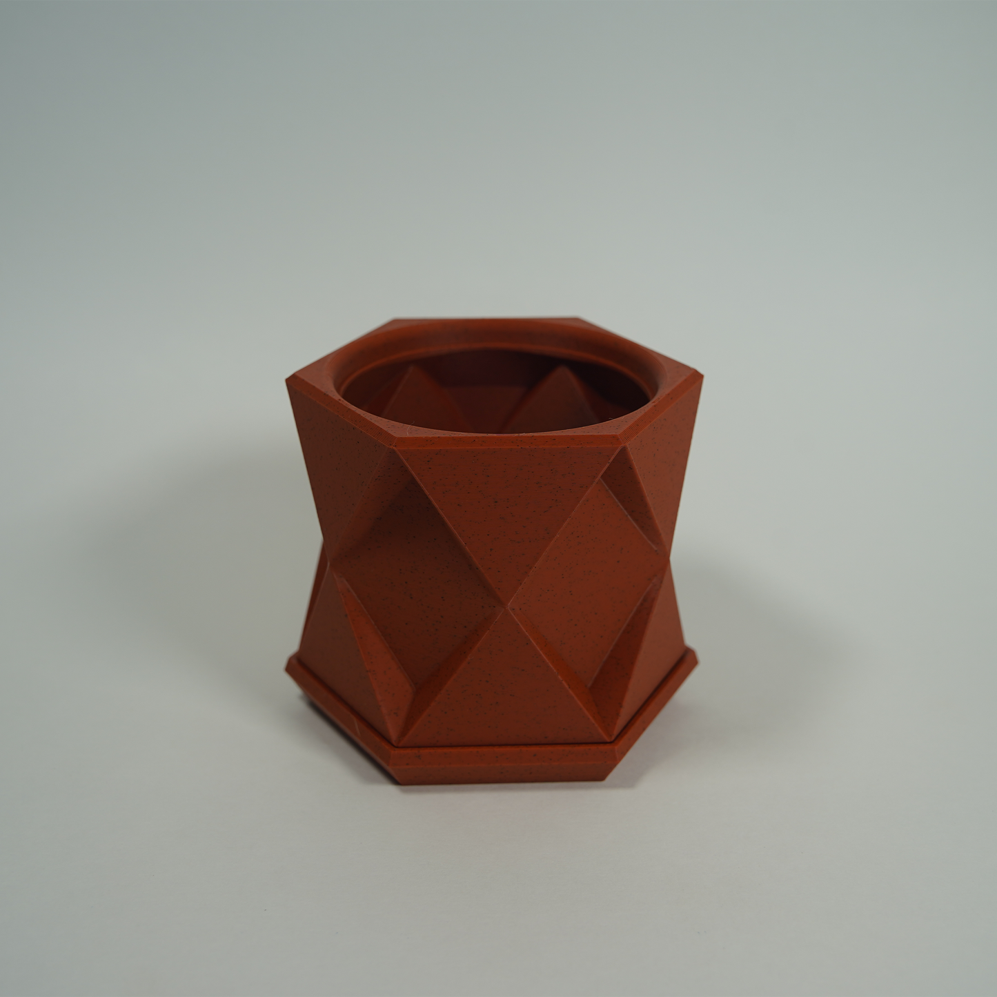 Geometric Planter with Magnetic Drip Tray - Triangular Prism