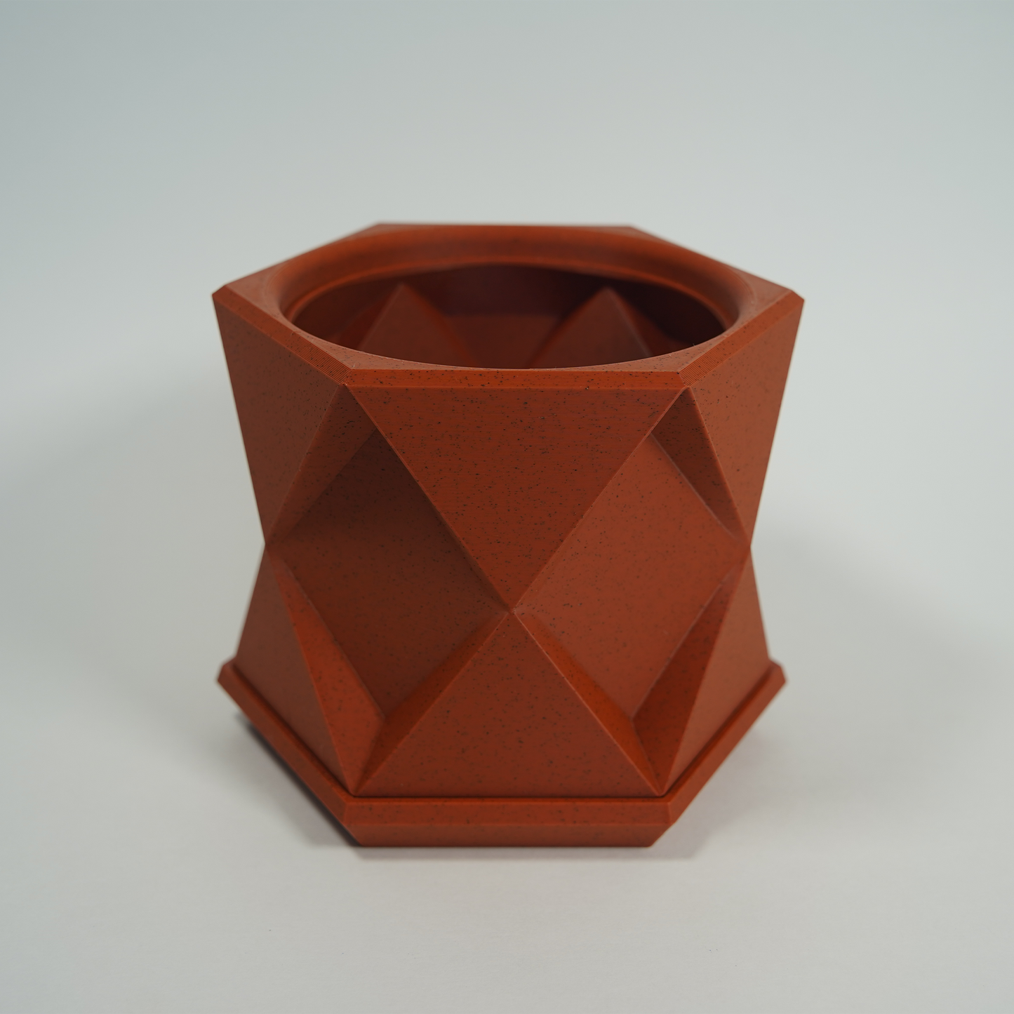 Geometric Planter with Magnetic Drip Tray - Triangular Prism